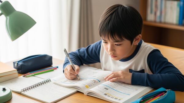子どもの姿勢と顎の成長の関係
