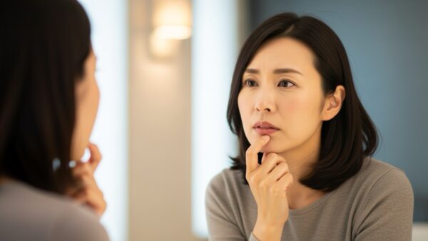 顔の歪みは顎から整える